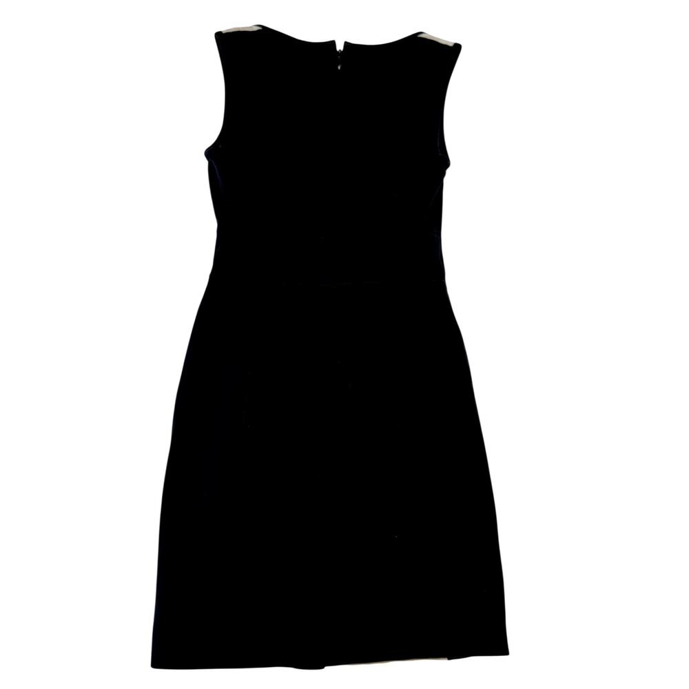 Banana Republic Sloan Colorblock Dress Black Cream Women’s 2P Petite Officewear - Picture 3 of 16